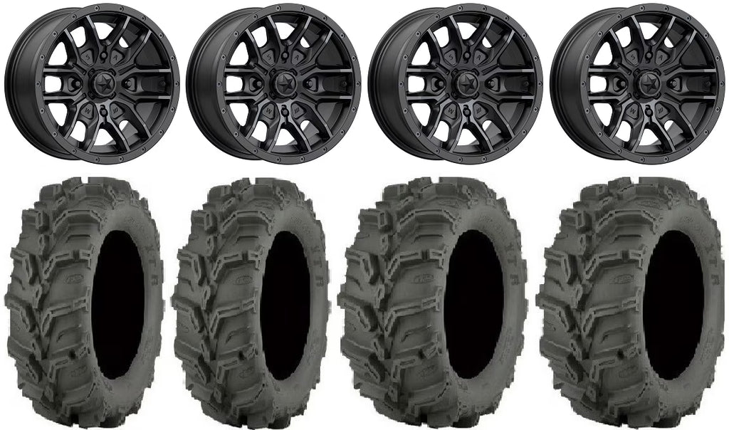 14" Black Wheels 27" Mud Lite XTR Tires N852712