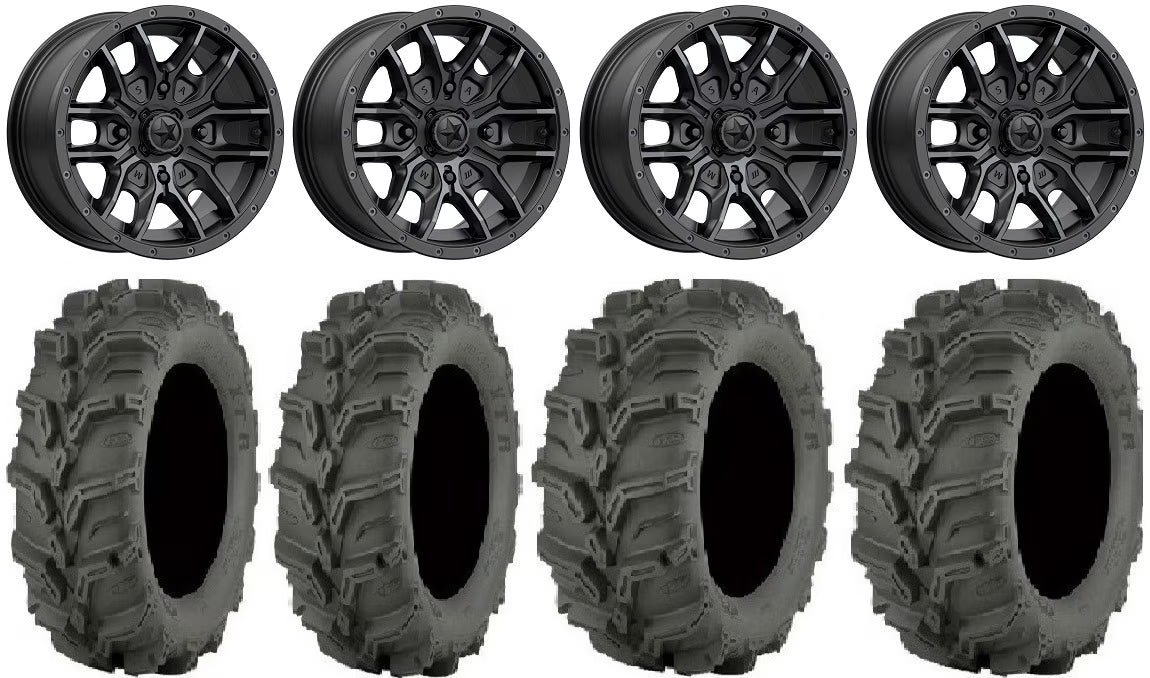14" Black Wheels 27" Mud Lite XTR Tires N852712