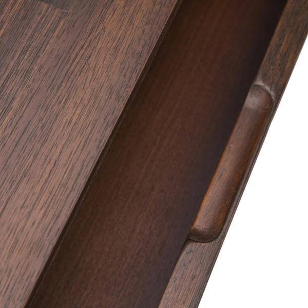 Distressed Charcoal Brown Console Sofa Table Y102