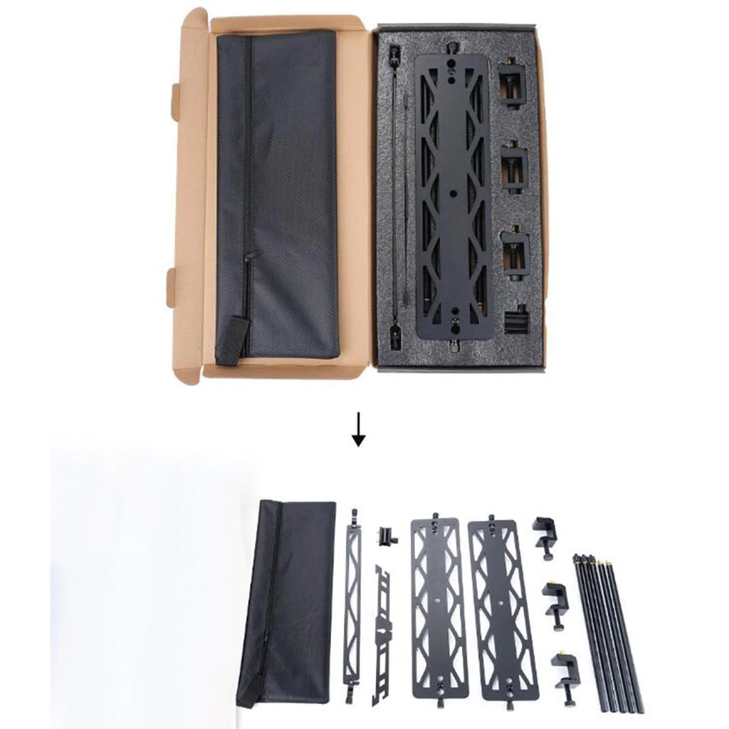 Adjustable Camping Lantern Stand Cookware Storage Rack E9273