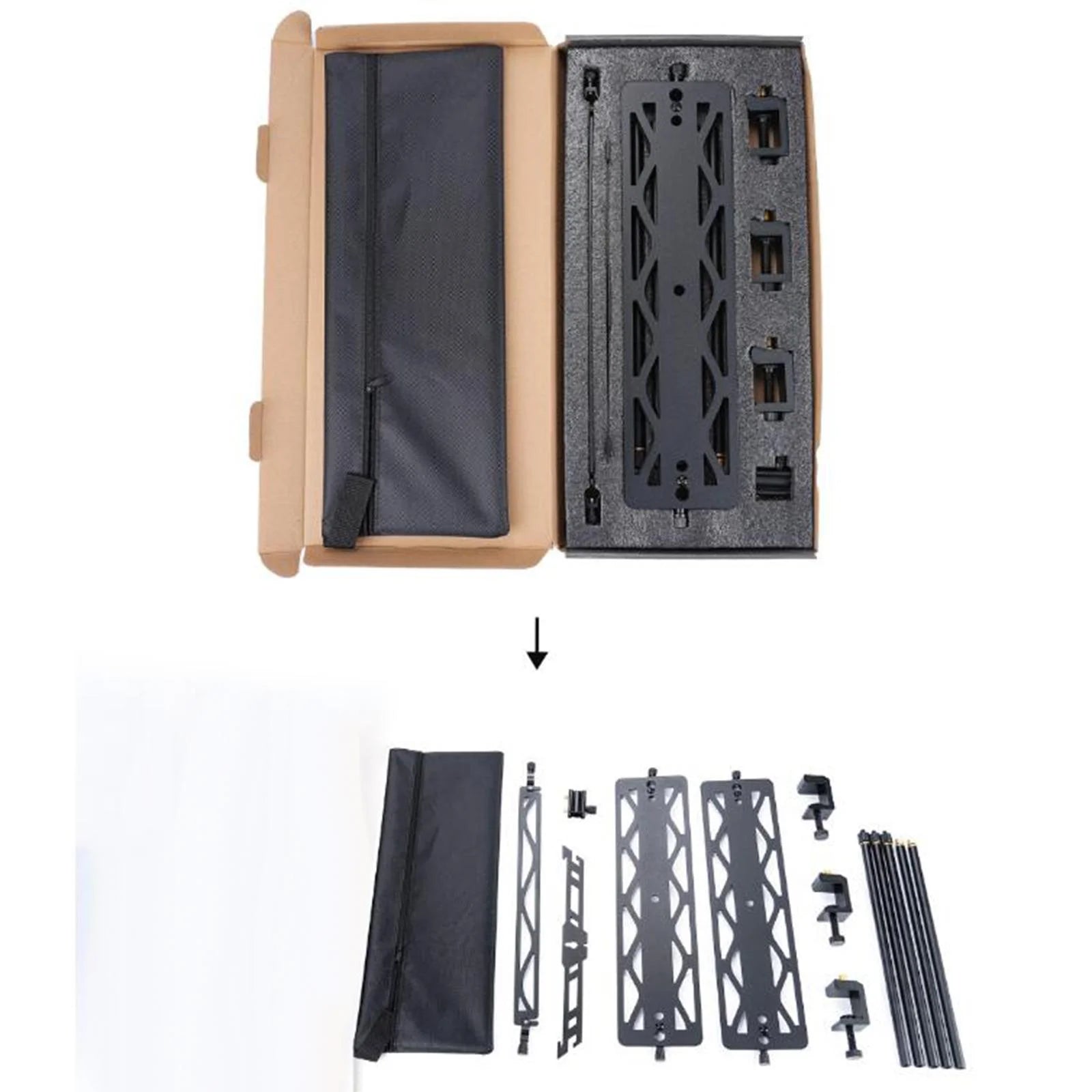 Adjustable Camping Lantern Stand Cookware Storage Rack E9273