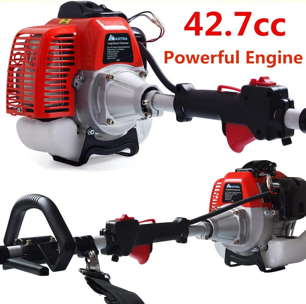 Cordless Gas Pole Saw Hedge Trimmer Grass Brush Cutter Multifunctional Tool A480