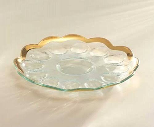 Gold Deviled Egg Platter C54401