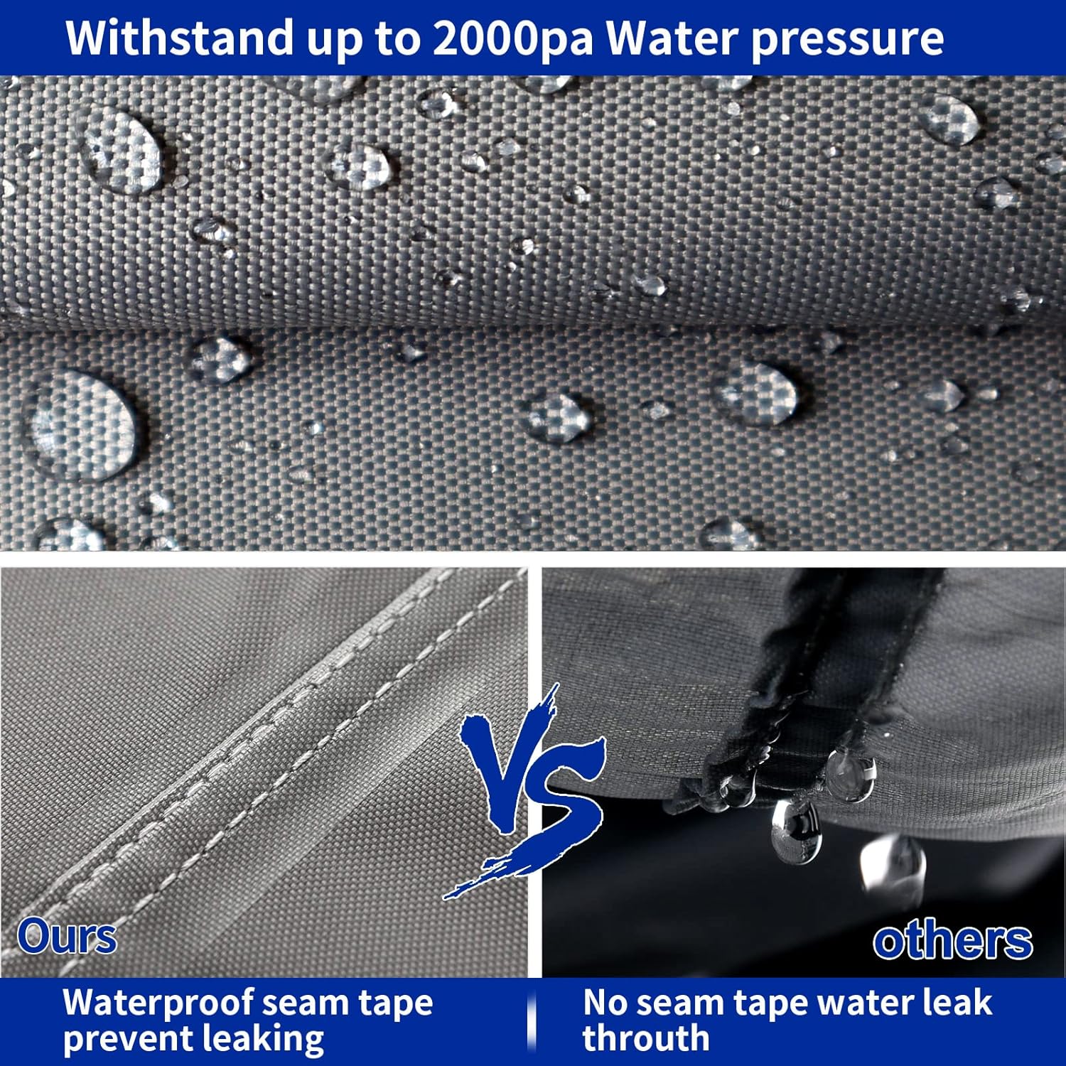 100% Waterproof 800D Marine Grade Polyester Canvas Bass Boat Cover J8532
