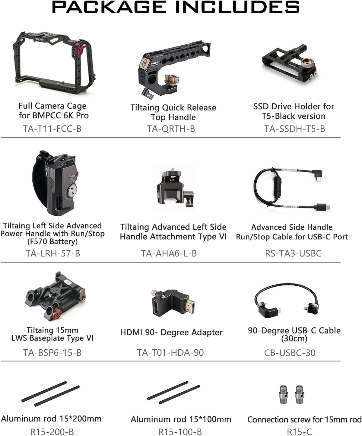 Black Camera Rig Kit X36073