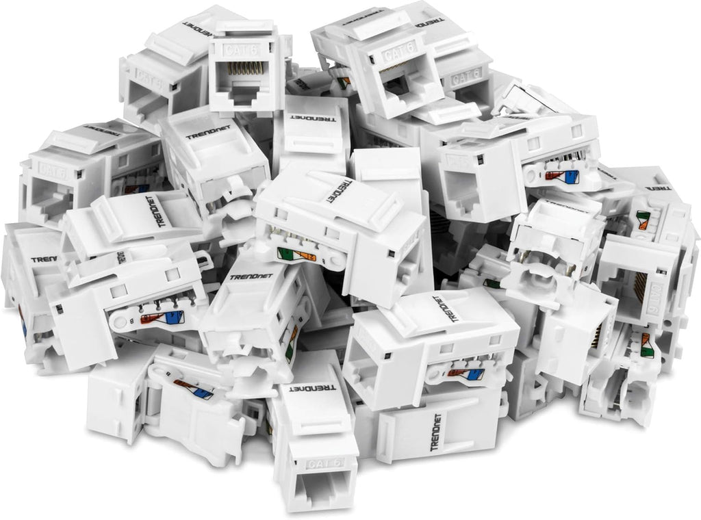Cat6 RJ45 Keystone Jack 50-Pack I678