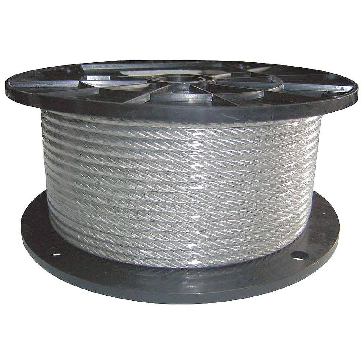 Cable 3/16 in Dia. 25 ft. 7 x 19 Vinyl R871156