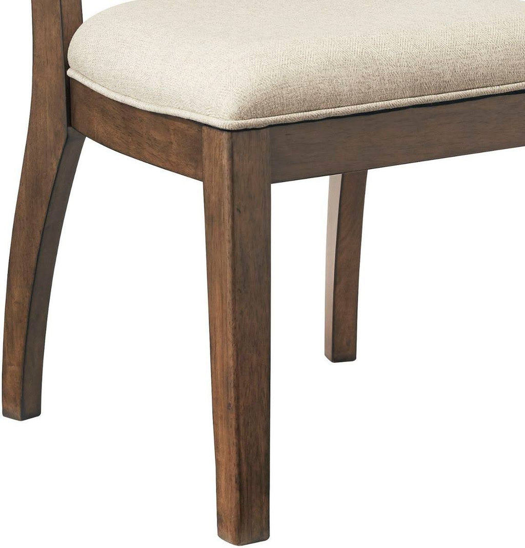 Medium Brown Dining Side Chair Set of 2 N550510