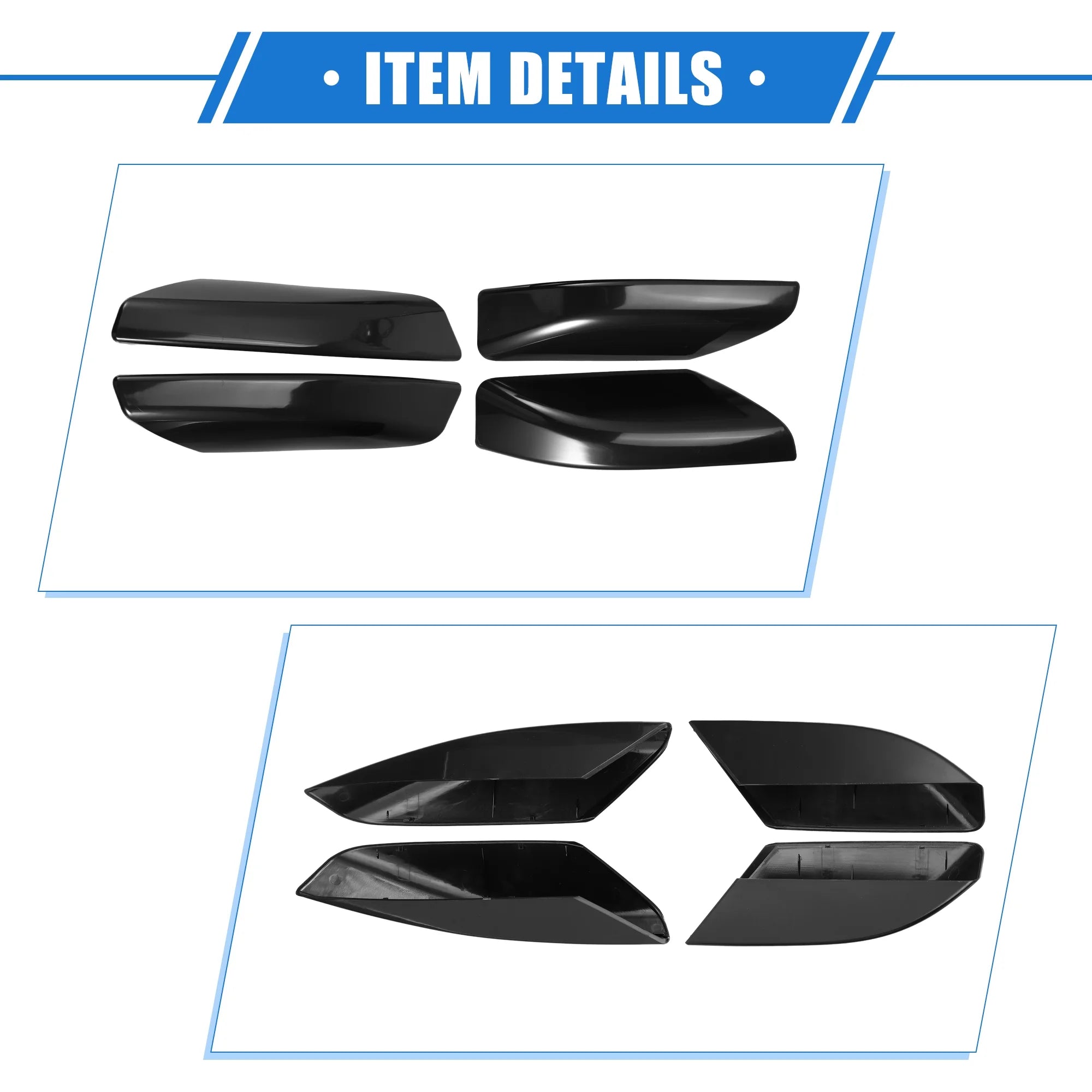 Black Plastic Car Roof Rack End Cover for Toyota 4Runner 2003-2009 V55987
