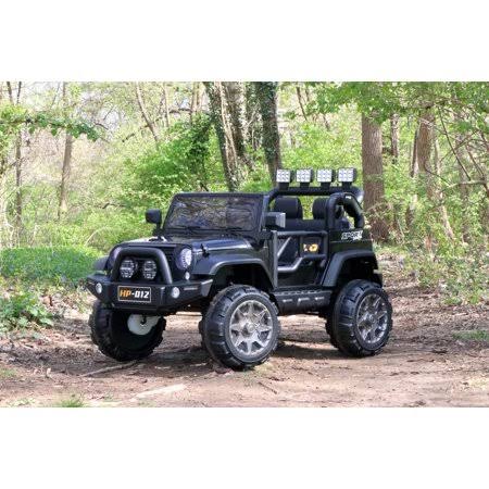 Black 12V Kids Electric Ride-On Toy Car C652789