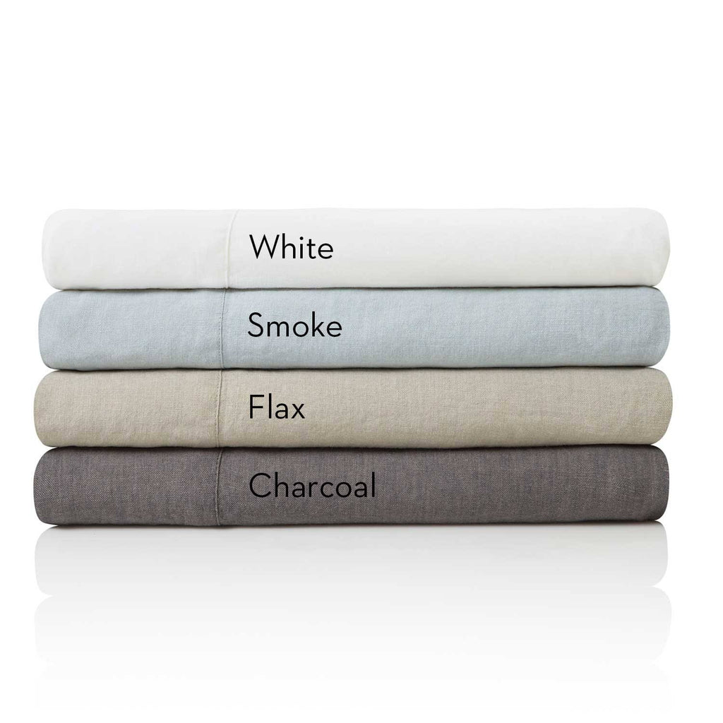 White Cal King French Linen T7338