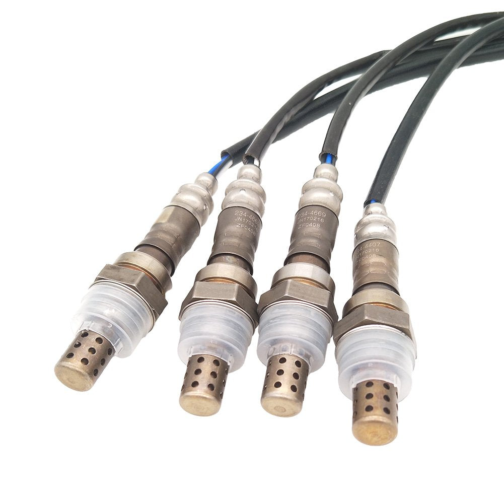 4pcs Heated Oxygen Sensor Replacement for Escalade Silverado 1500 2500 Yukon Sierra 1500 2500 3500 H2 6.0L 2003-2006 Pack of 2 G153199