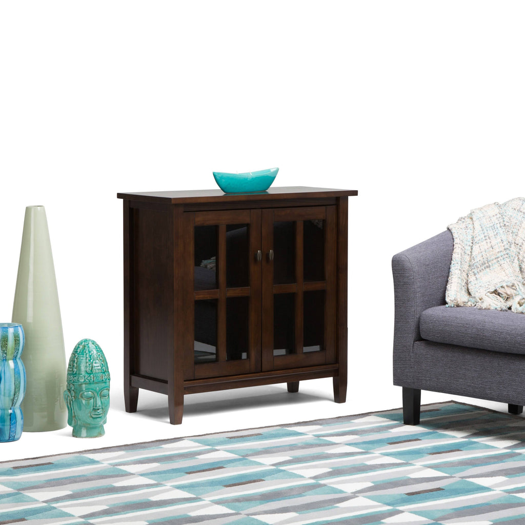 Distressed Brown Low Storage Cabinet I5027