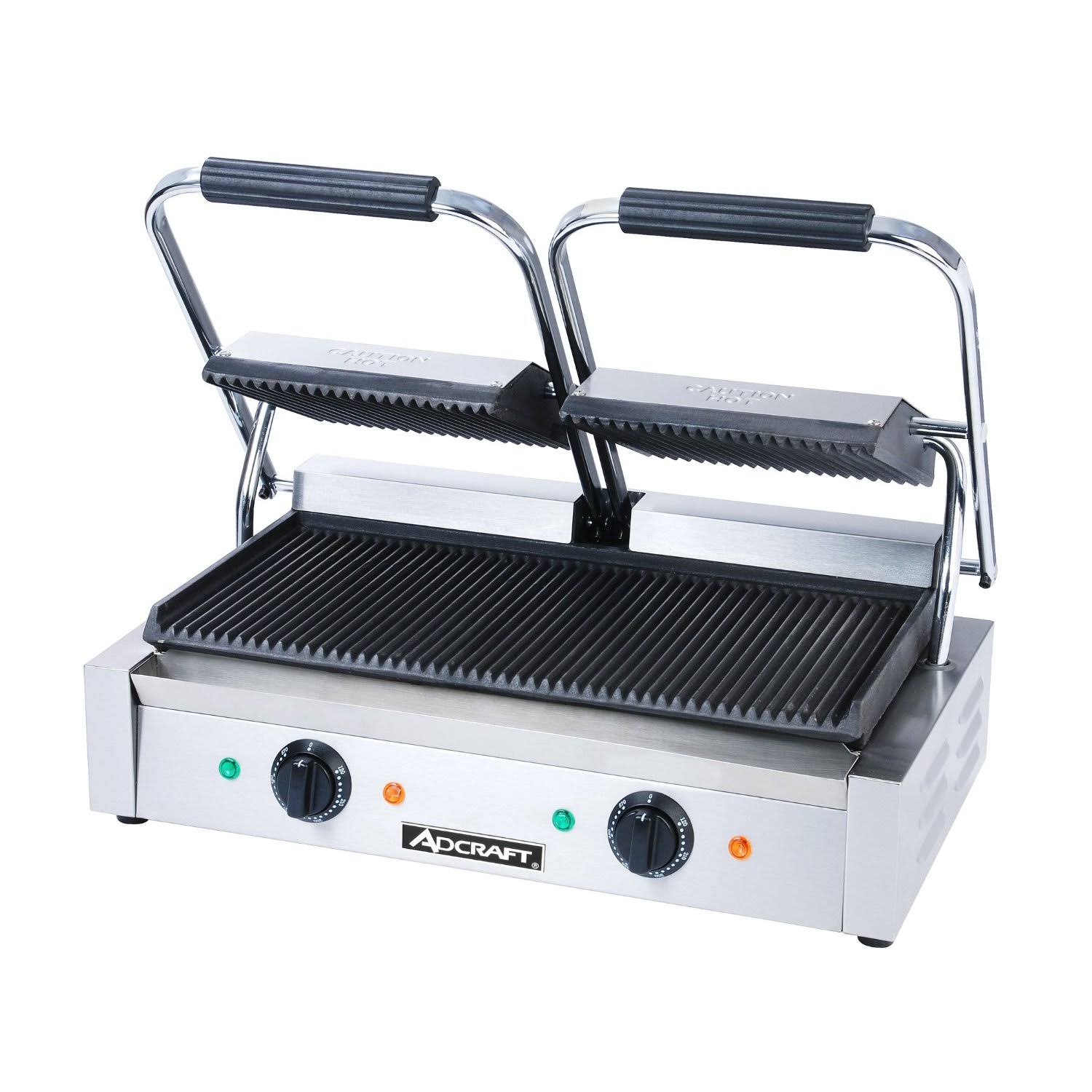 Double Sandwich Grill with Grooved Plates L7682