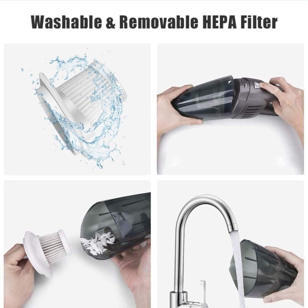 Portable Cordless Car Handheld Vacuum Cleaner, 8000PA, 120W, Wet & Dry Use G75003