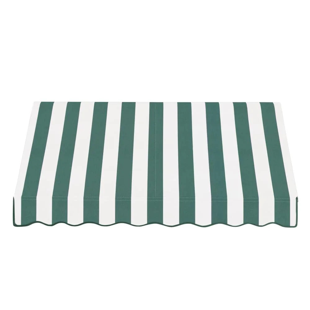 Forest/White Stripe Acrylic Fixed Awning S662137