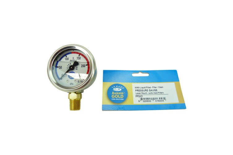 Liquid Oil Pressure Gauge Stainless Steel S146