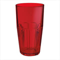 24 Packs Red Plastic Reusable Tumblers 16 oz A7686
