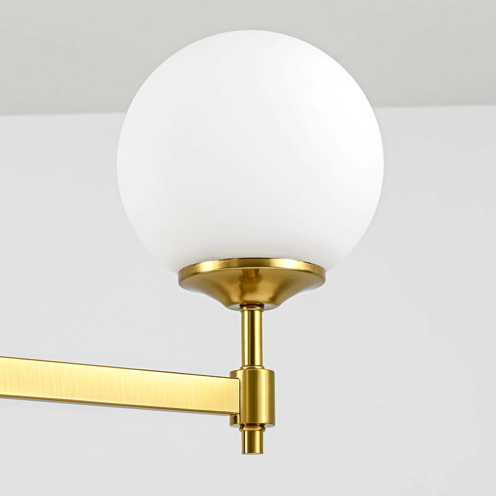 3-Light Dimmable Glass Globe Chandelier W17502