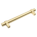5-Inch Solid Satin Gold Euro Cabinet Bar Pulls (Pack of 25) B486520