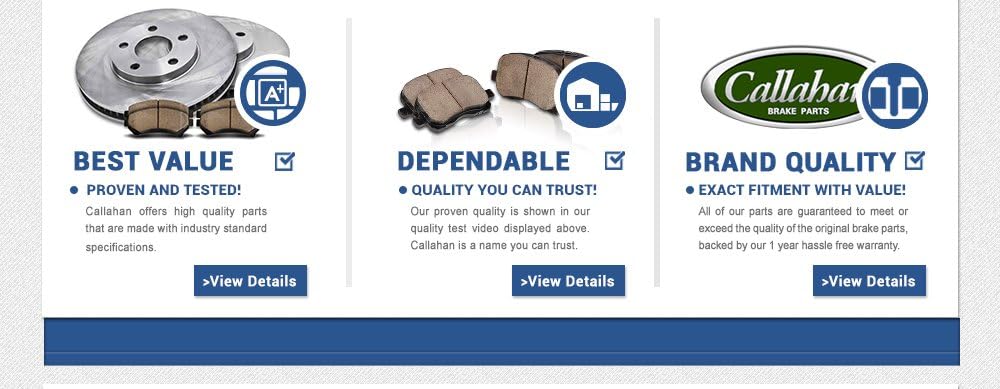Brake Rotors and Pads with Sensors G1330