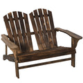 Brown Wooden Adirondack Chair K3560