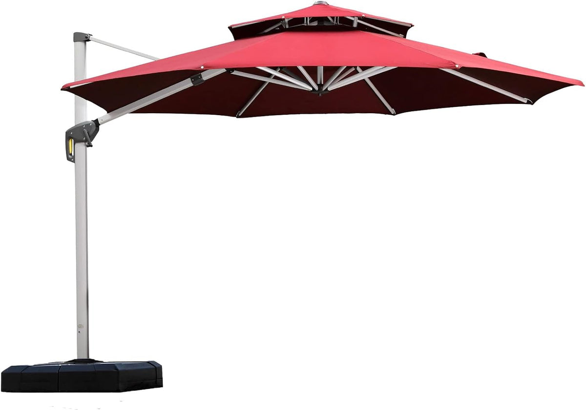 Beige Cantilever Patio Umbrella L564053