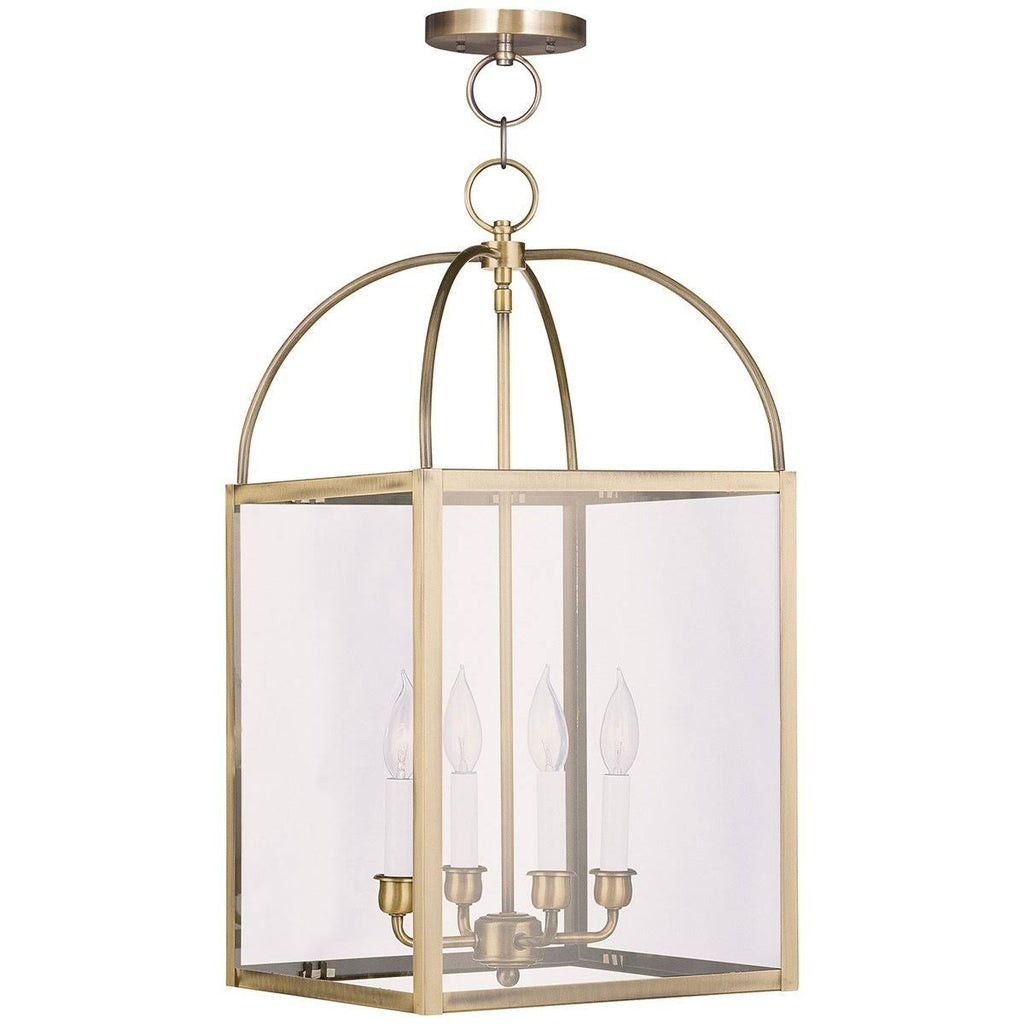 4 Light Black Chain Lantern K1818