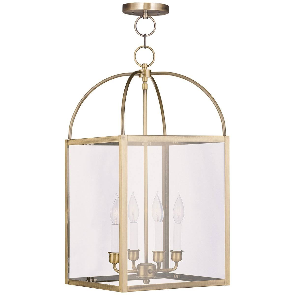 4 Light Black Chain Lantern K1818