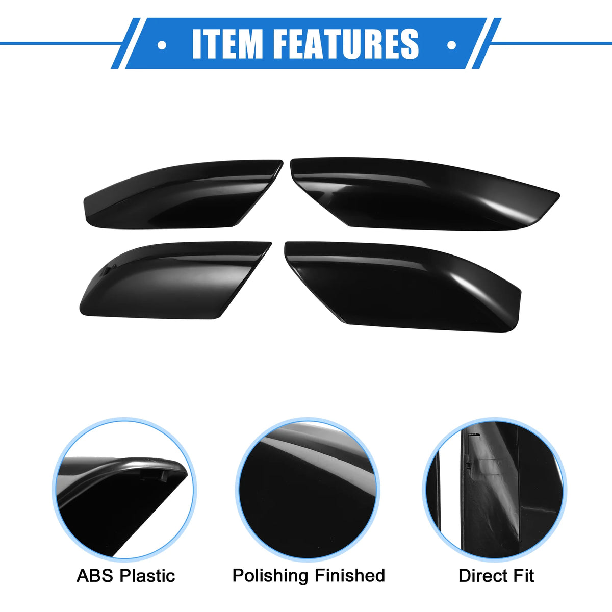Black Plastic Car Roof Rack End Cover for Toyota 4Runner 2003-2009 V55987