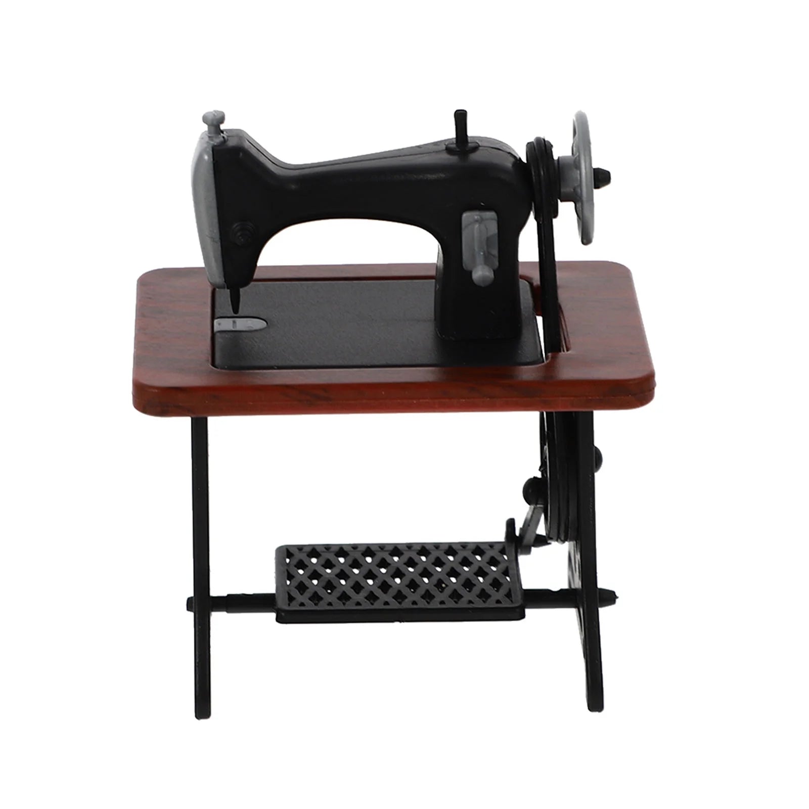 Miniature Wood Sewing Machine Dollhouse Furniture B38470