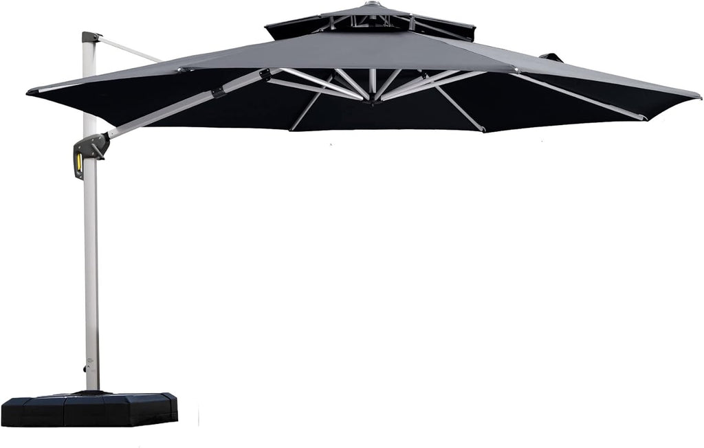 Beige Cantilever Patio Umbrella L564053
