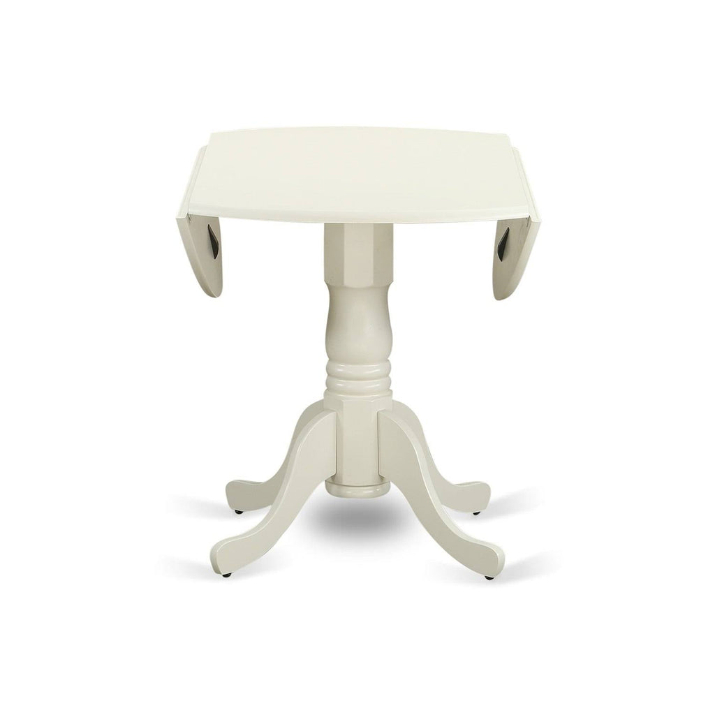 5pc Dining Set with Square Dinette Table and Four Linen Seat Kitchen Chairs Q637