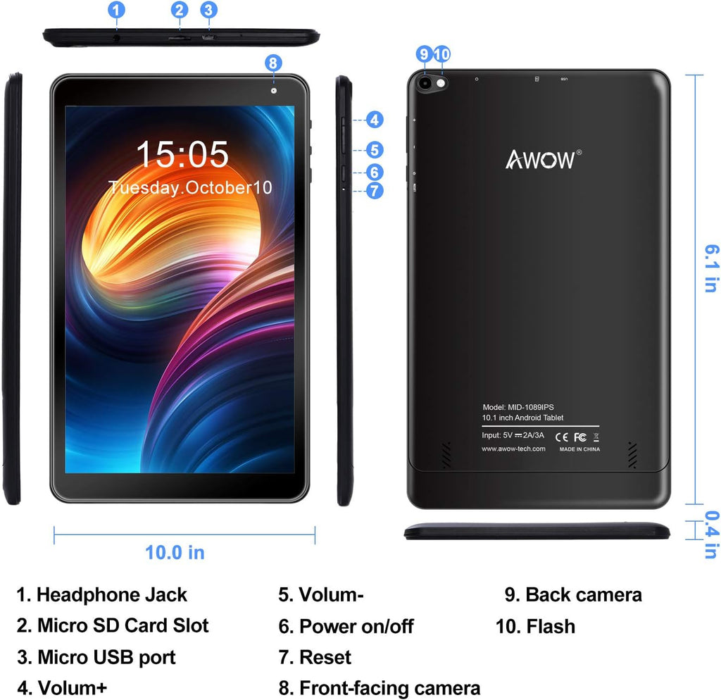 10.1 inch Android Tablet L1312