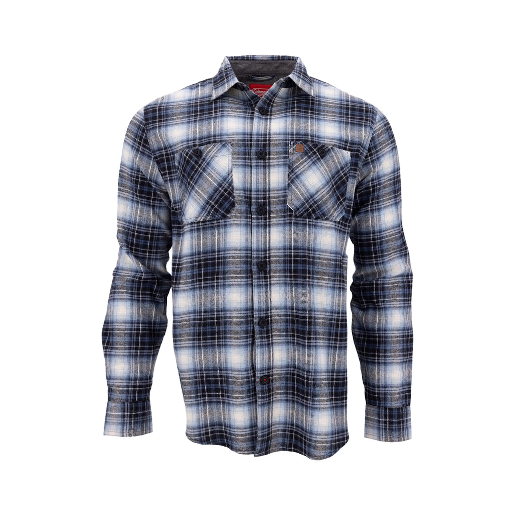 Men's Long-Sleeve Midweight Flannel Shirt F421587