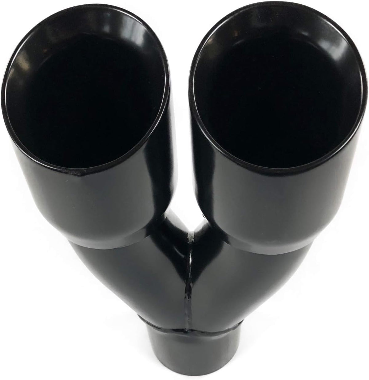 Black Stainless Steel Double Wall Exhaust Tip Pack of 2 P490