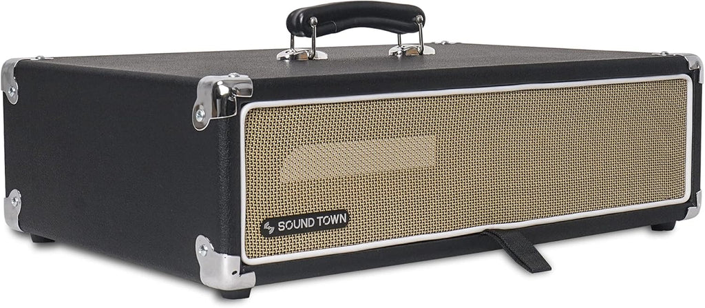 2U Amp Rack Case, 12.5 Depth, Black H12098