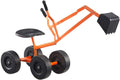 Ride On Sand Digger Excavator Toys with 8 inches Wheels and 360° Rotation Seat L107041