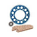 Blue Rear Sprocket Alloy Kit MX Race Chain N756613