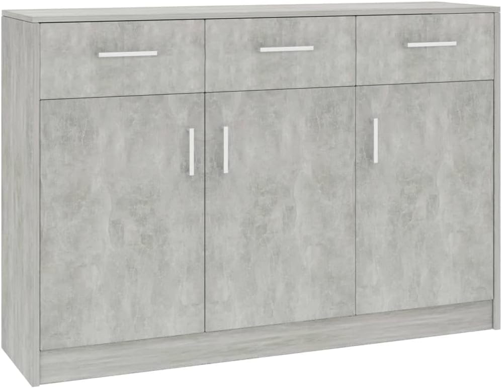Black Chipboard Sideboard T6492