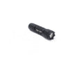 Black 315 Lumens LED Flashlight with Crenellated Bezel Ring and Rotary Tailcap R915826