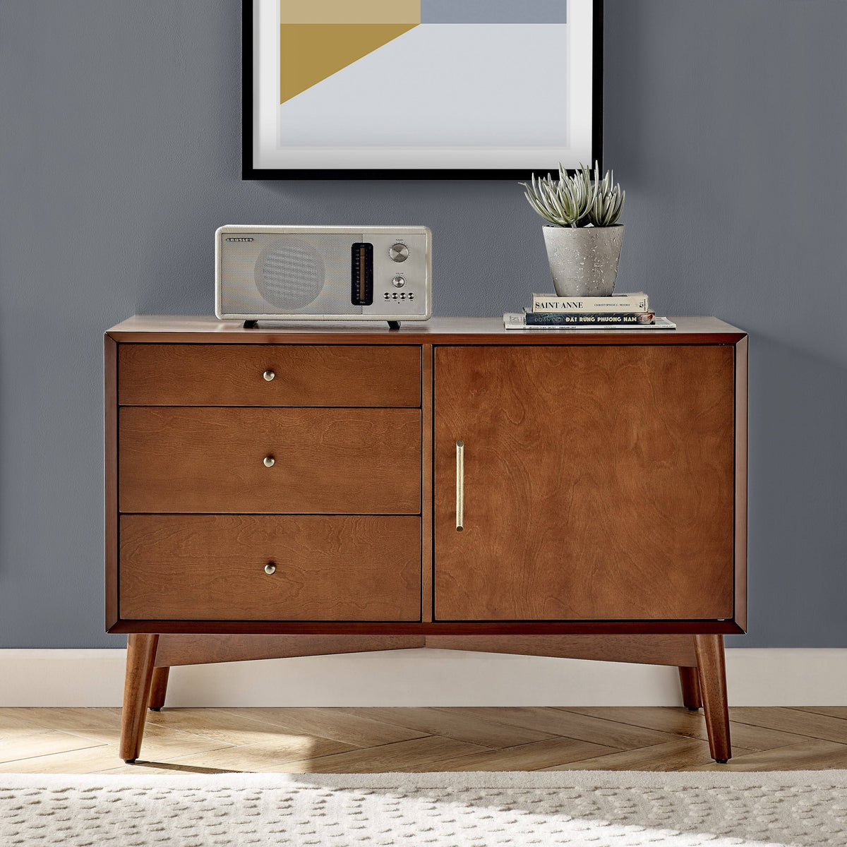 Mahogany Media Console V817