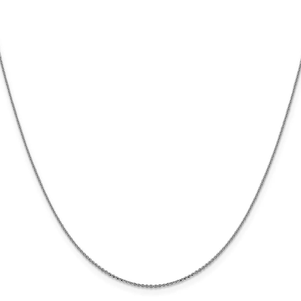 14 kt White Gold Cable Chain 20 Inches Z2216