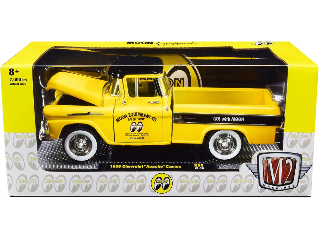 Yellow & Black 1/24 Diecast Pickup Truck Model Car U831909