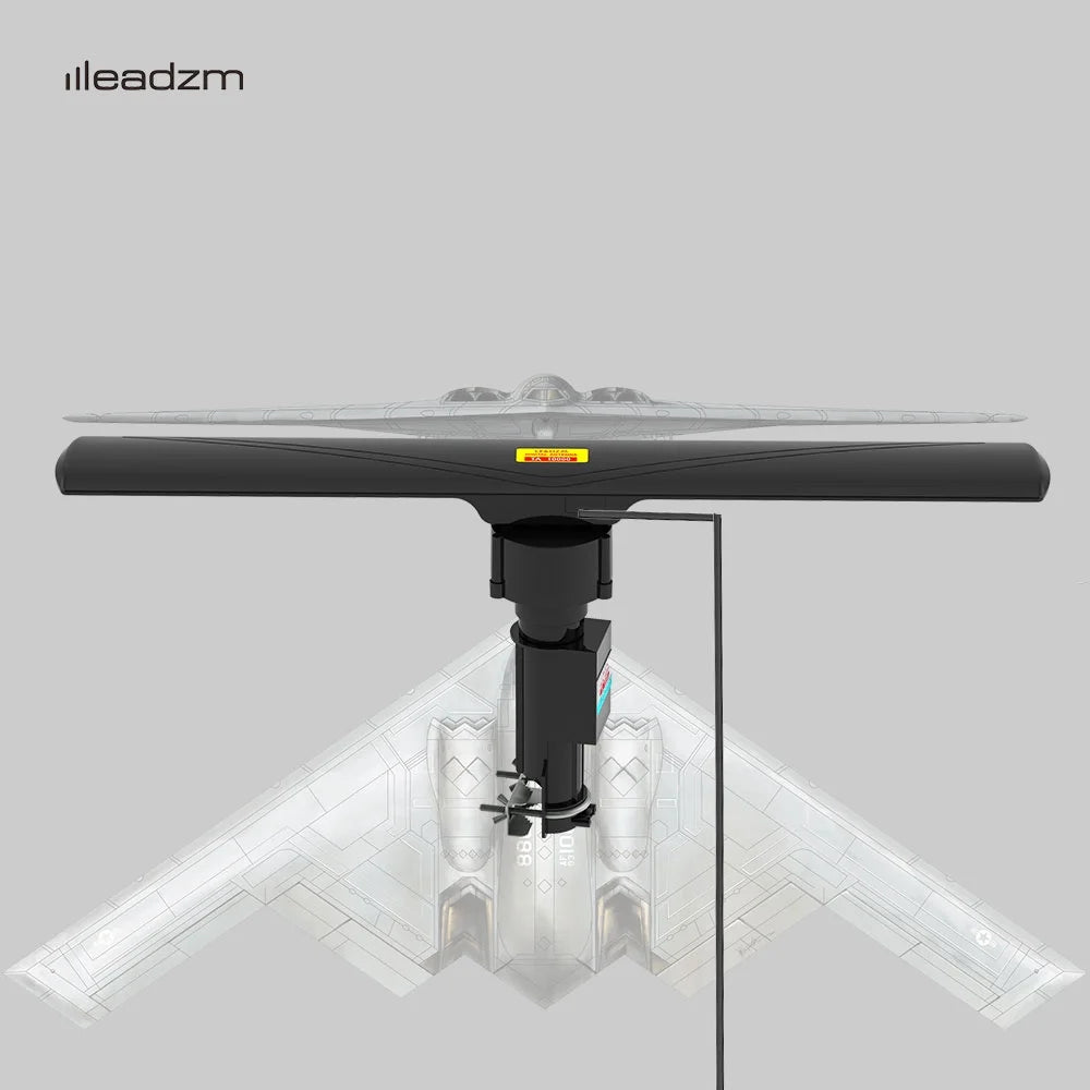 360° Rotation Dual-band Digital Antenna 40-860MHz 20±3dB Black M559