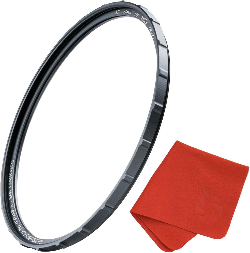 67mm X2 UV Filter for Camera Lenses with Lens Cloth S778