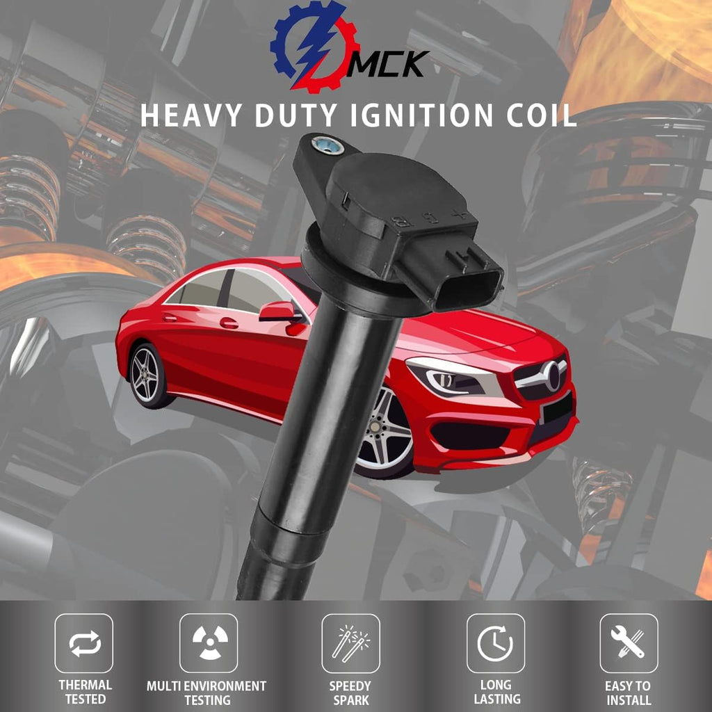 4pcs Racing Ignition Coil Pack And Platinum Spark Plug Compatible with Nissan Sentra 2000 2001 1.8L J8821
