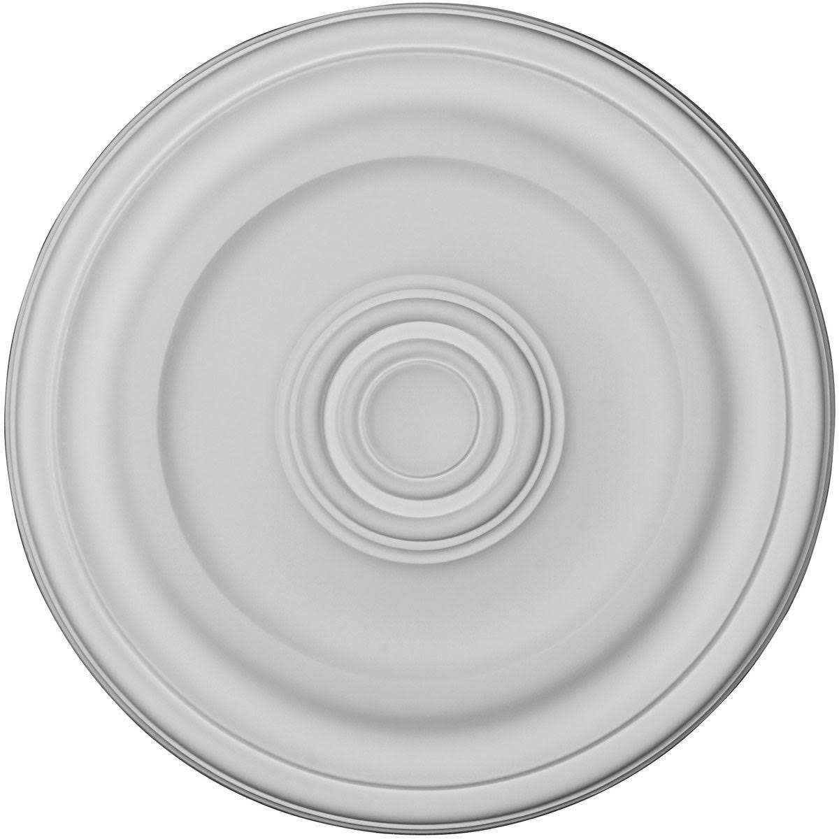 15 7/8 inch x 1 1/2 inch Hand-Painted Burnished Mahogany Ceiling Medallion E630375