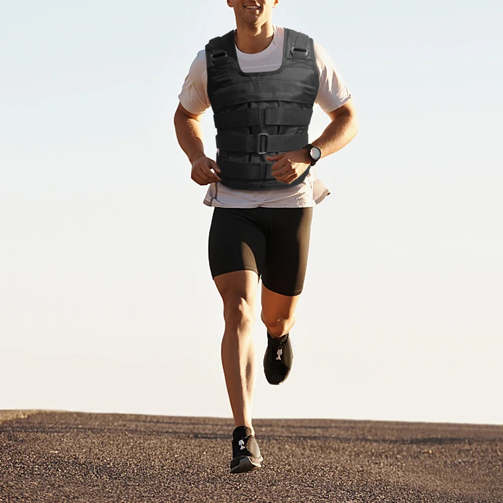 Adjustable Weighted Vest Oxford Exercise Weight Jacket W29606