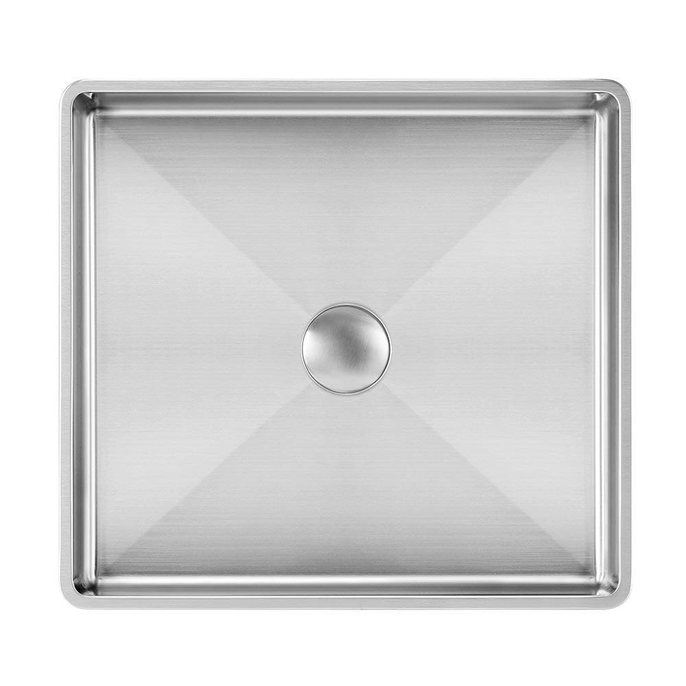 Semi-Recessed Basin Set with Center Drain V947